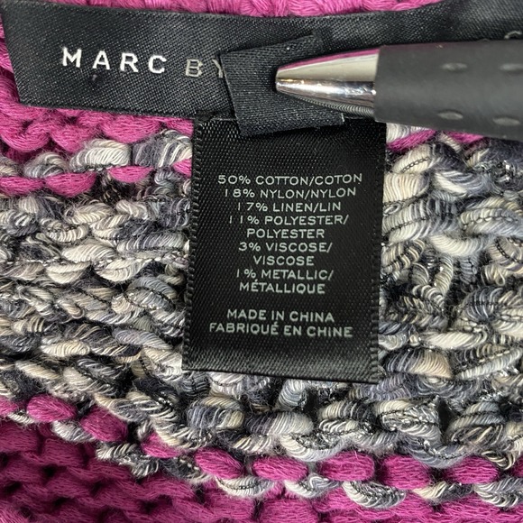 Marc by Marc Jacobs Womens Chunky Knit Sweater Size Large Oversized Artsy Cozy - Picture 14 of 16